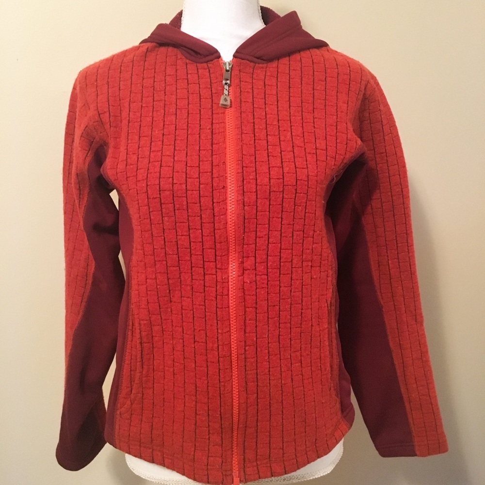 PATAGONIA Brick Red Zip Hoodie